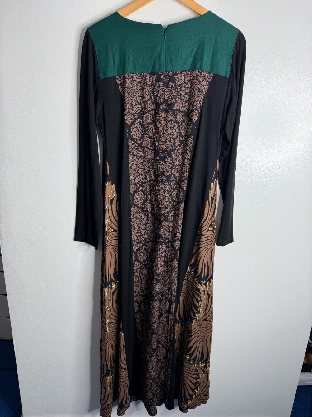 Soft Surroundings Icon Sultana Dress Medium Beaded Embroidered Dark Academia - Picture 3 of 15
